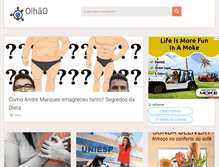 Tablet Screenshot of olhao.com.br